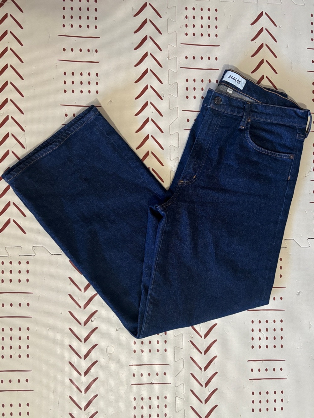 Agolde Harper relaxed straight  Deep Indigo Jeans
